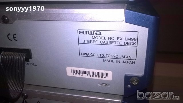 aiwa-cd/tuner/deck/amplifier-made in japan-внос швеицария, снимка 15 - Ресийвъри, усилватели, смесителни пултове - 19258209