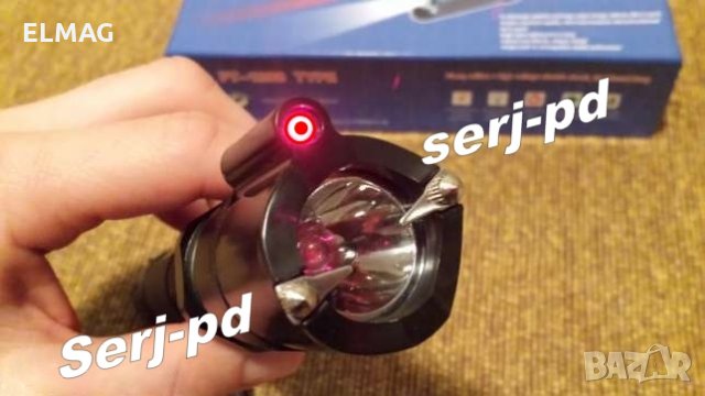 Електрошок С LED Фенер И Лазер FT-1298, снимка 6 - Друга електроника - 21637129