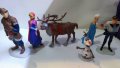 6 бр PVC фигурки от Замръзналото кралство Frozen Елза Анна Свен за игра и украса торта, снимка 2