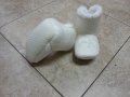 Плюшени бебешки декоративни ботушки, снимка 2