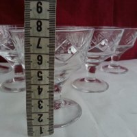  Ретро кристални чаши , снимка 2 - Антикварни и старинни предмети - 20115737
