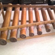 Ретро музикален инструмент-бамбуков-45х38х18см-внос швеицария, снимка 8 - Антикварни и старинни предмети - 17082626