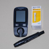 Глюкомер за измерване на кръвна захар Accu-Chek Active + 10 бр. тест-ленти , снимка 2 - Уреди за диагностика - 11016525