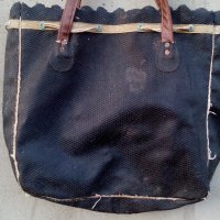 Старинна чанта,торба, снимка 4 - Антикварни и старинни предмети - 19669350