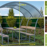 Беседки Primaterra , снимка 1 - Градински мебели, декорация  - 21823793