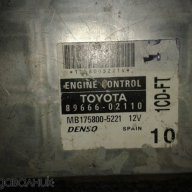 2.0 D4d Toyota Corolla Engine Ecu 89666-02110 компютър за тойота корола версо