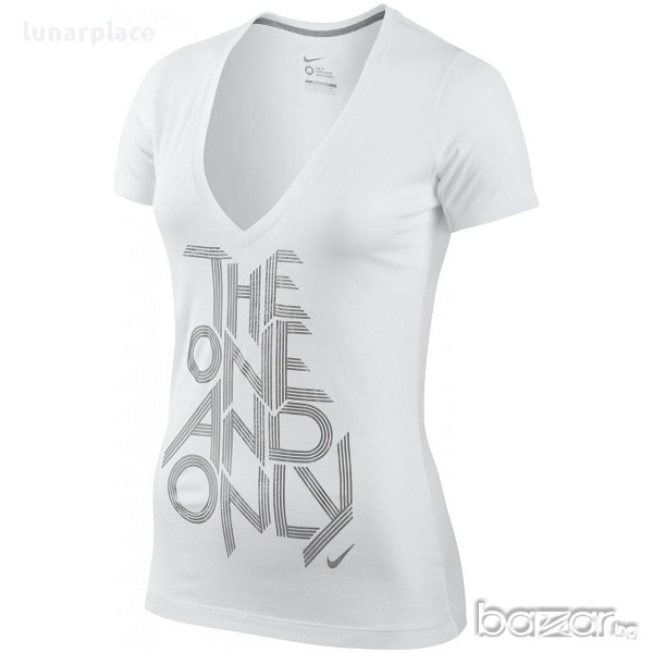 Тениска Nike Women's One and Only Deep V-neck T-shirt, снимка 1