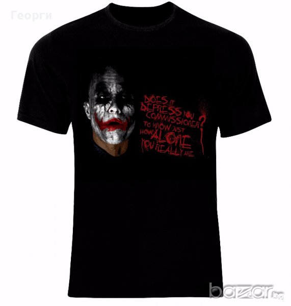 Батман Жокер Batman Dark Knight The Joker Тениска Мъжка/Дамска S до 2XL, снимка 1