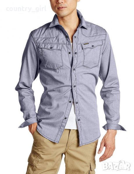 g-star tailor shirt - страхотна мъжка риза КАТО НОВА, снимка 1