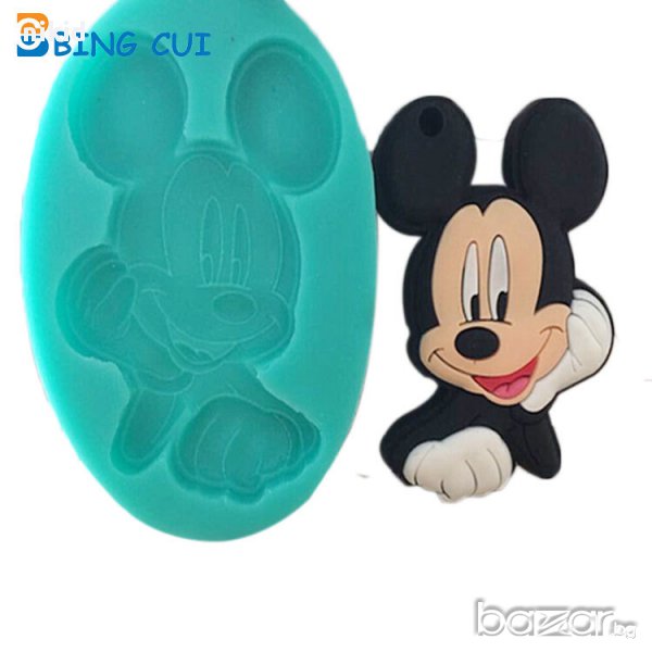 Мики Маус силиконов молд форма за украса декор торта фондан шоколад , снимка 1
