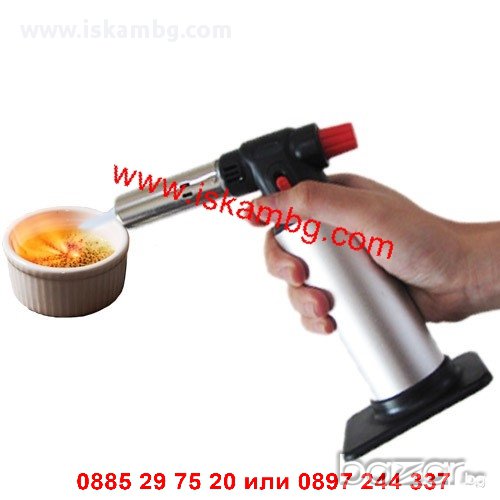 Газова горелка + поялник до 1300 C - ГОЛЯМ - код 0449, снимка 1