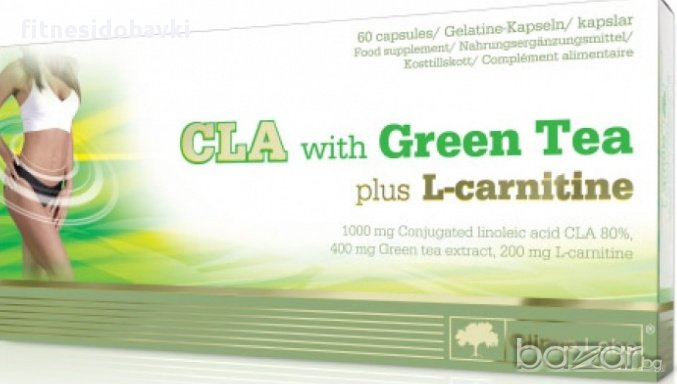 Olimp CLA  & green tea l-carnitine, 60 капсули, снимка 1