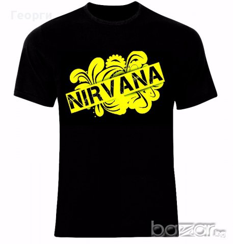 Nirvana Kurt Cobain Тениска Мъжка/Дамска S до 2XL, снимка 1