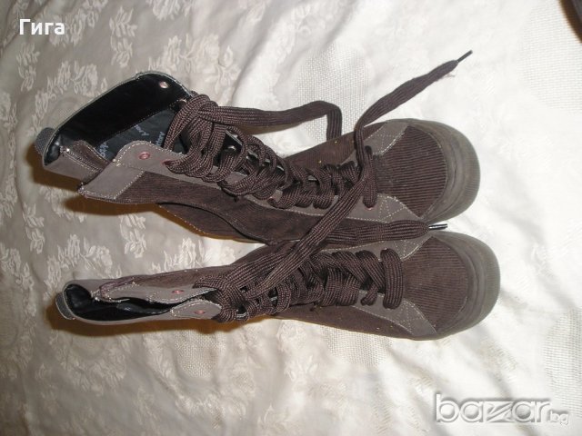 Джинсови високи кецове 38н, снимка 5 - Кецове - 19235573