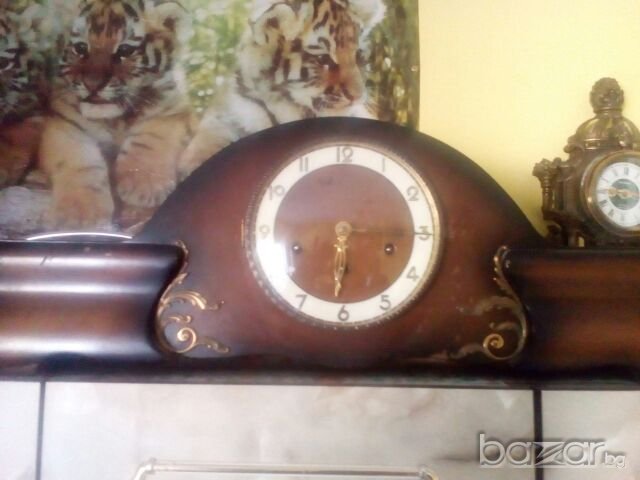 Профилактиран каминен часовник хермл е bus clock четири четвърти тип латерна, снимка 1