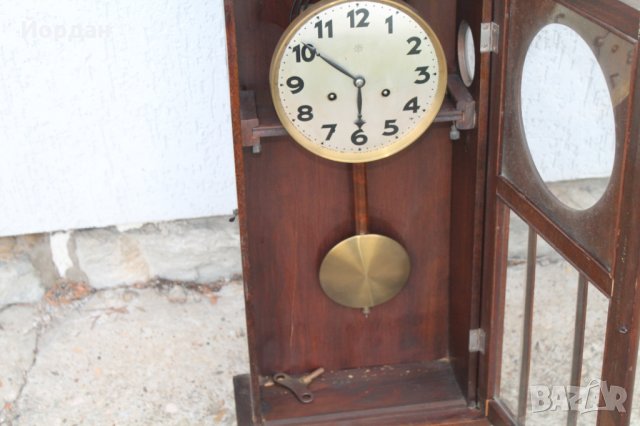 Кабинетен часовник Юнгханс , снимка 6 - Антикварни и старинни предмети - 26053203