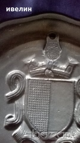 стара викторианска чиния за декорация, снимка 4 - Антикварни и старинни предмети - 20474555