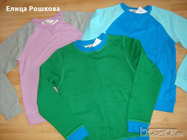 Нови блузки H&M, размер 8-10 г., снимка 1 - Детски Блузи и туники - 16390686