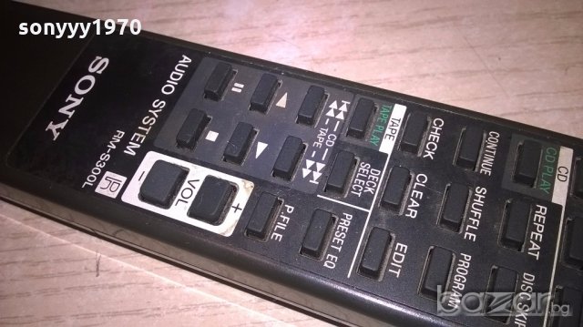 sony audio remote-tuner/cd/tape/ampli-внос швеицария, снимка 4 - Други - 19853246