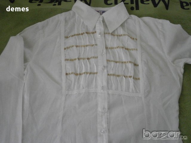 Дамска бяла блуза Modelisa размер M, снимка 8 - Блузи с дълъг ръкав и пуловери - 8879069