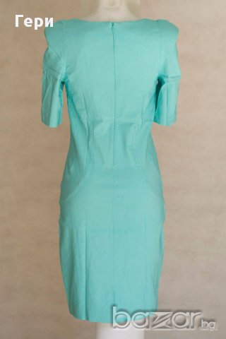 Рокля в синьозелено марка Fever London - M, снимка 4 - Рокли - 18010511