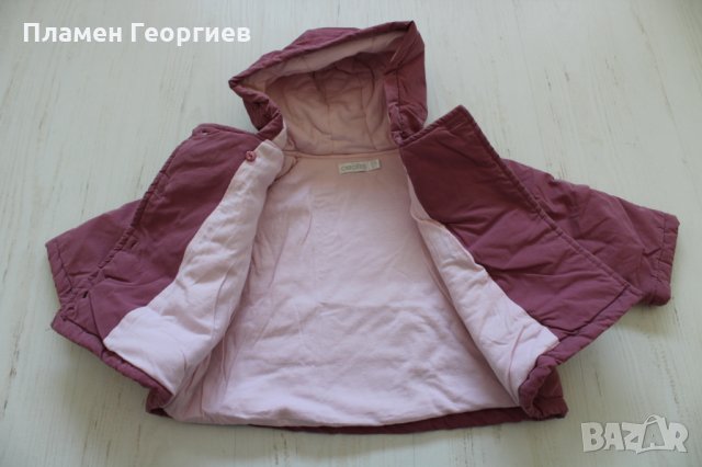 Комплект есенно яке и 2 бр. панталонки/цвят пепел от рози, снимка 2 - Бебешки якета и елеци - 25564916