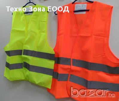 Сигнален елек със светлоотразителни ленти, снимка 5 - Спортна екипировка - 16273119