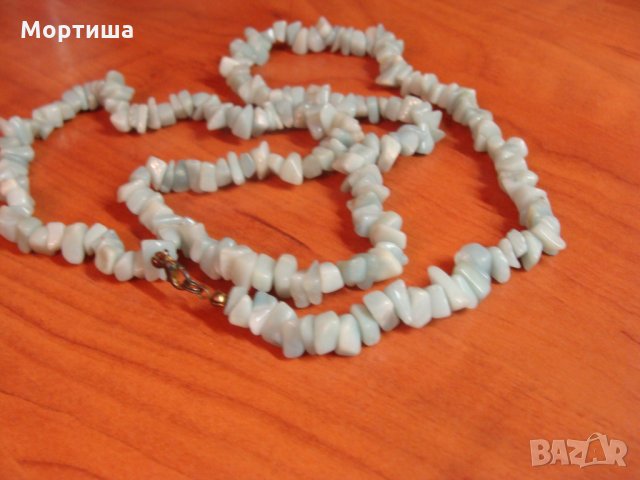 Руска Ретро огърлица естествен ларимар разпродажба , снимка 2 - Колиета, медальони, синджири - 25510000