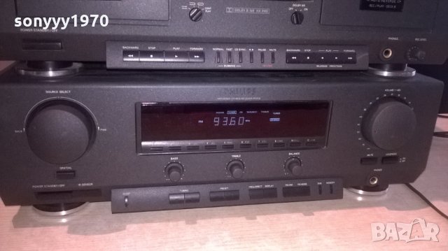philips receiver+philips deck+philips cd-като нови уреди-swiss, снимка 12 - Ресийвъри, усилватели, смесителни пултове - 24630375