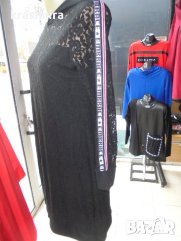 спортна рокличка с дантела-размер Л-ХЛ, снимка 7 - Рокли - 24401722