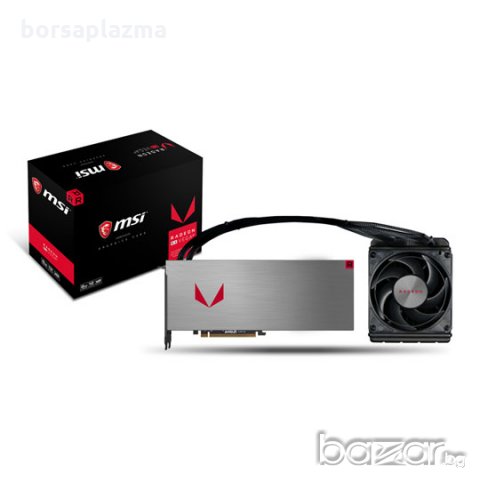 !! Топ Цена !! MSI Radeon RX Vega 64 8GB HBM2 Wave Hydro Graphics, снимка 1