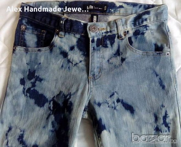 Lab industries избелени дънки, снимка 4 - Дънки - 18249237