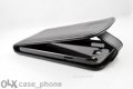 Нов черен вертикален флип кейс от кожа за Samsung Galaxy Grand Duos I9082, снимка 3