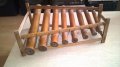 Ретро музикален инструмент-бамбуков-45х38х18см-внос швеицария, снимка 8