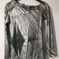 Блуза с паднало рамо - Fetish, снимка 1 - Блузи с дълъг ръкав и пуловери - 23250948
