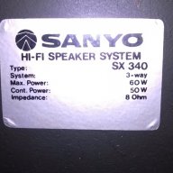 sanyo sx-340 hi-fi 3way/60w/8ohm-внос швеицария, снимка 10 - Тонколони - 17421944