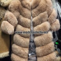 Дамско зимно палто от лисица код 042, снимка 1 - Палта, манта - 24340383