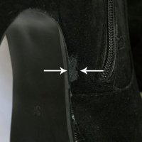 Елегантни ботуши на ток в черно марка Caroline , снимка 5 - Дамски ботуши - 20230205