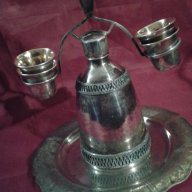 Стар посребрен съд -Русия, сервиз,чашки,павур, снимка 9 - Антикварни и старинни предмети - 12979144