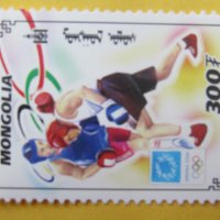 Серия 28-ти летни олимпийски игри-2004,Монголия, снимка 5 - Филателия - 22390753