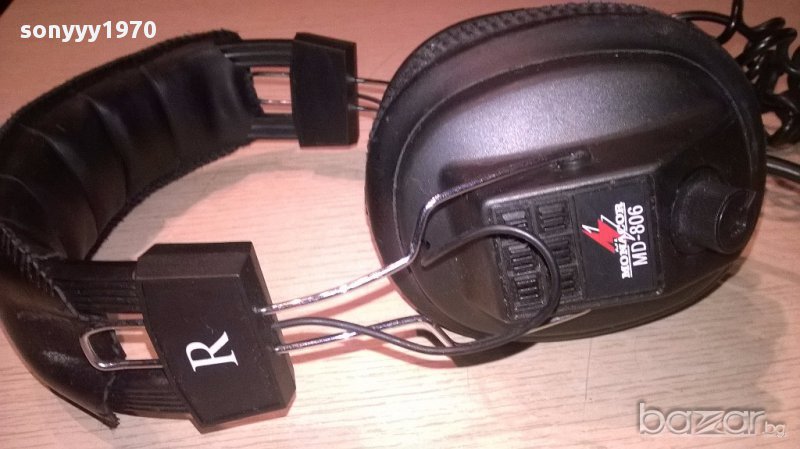 Monacor md-806 профи музикантски/студиини слушалки-от швеицария, снимка 1