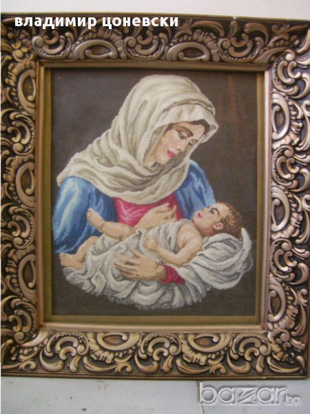 гоблен Мадона ,картина,пано, снимка 1