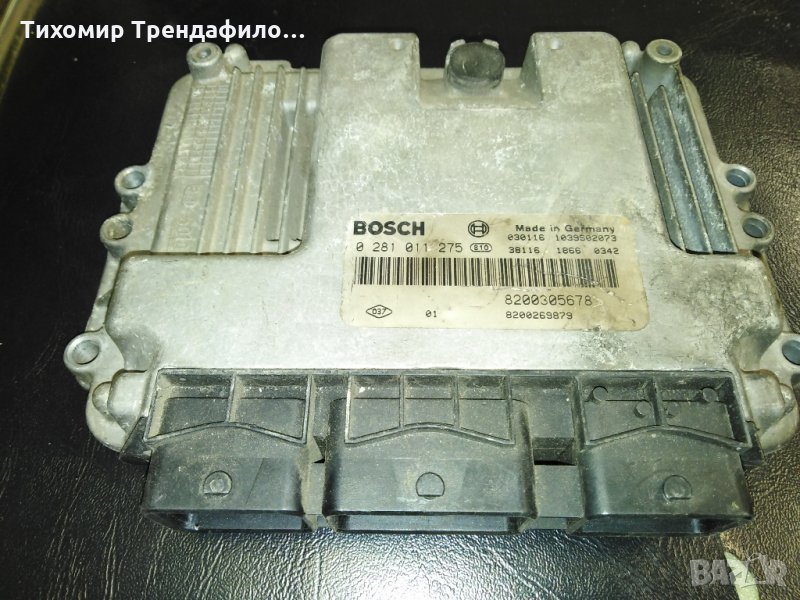 Компютър Renault Megane 1.9 DCI 0281011275 8200305678 8200269879, 0 281 011 275, снимка 1