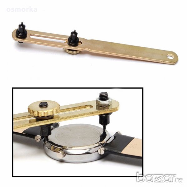Часовникарски инструмент за сваляне задни капаци нов метален, снимка 1