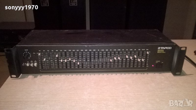 ev tapco 2230 equalizer-made in usa-внос швеицария, снимка 1