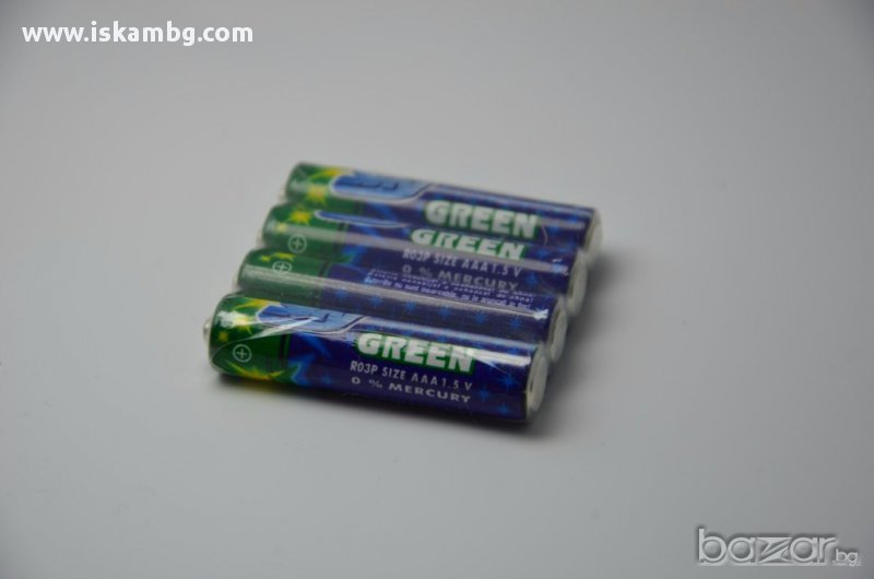 Батерии AAA 1.5V SKY GREEN - код 1051, снимка 1
