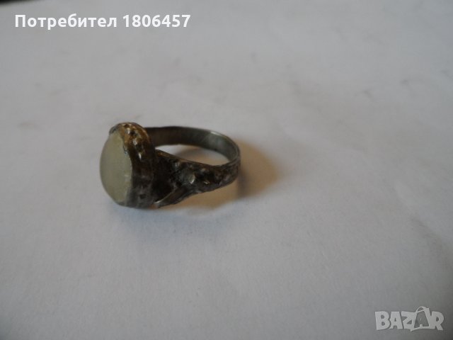 стар сребърен пръстен, снимка 2 - Антикварни и старинни предмети - 23800695