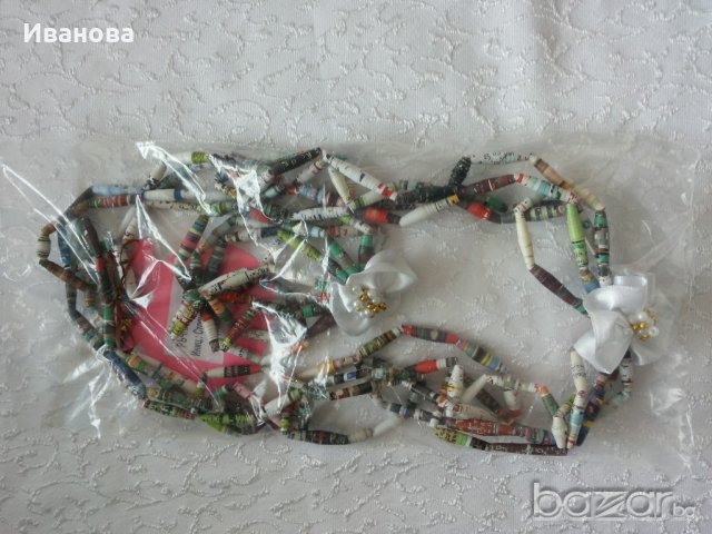 Ръчна изработка на бижута от хартия и квилинг  0.50лв, снимка 6 - Колиета, медальони, синджири - 18186651