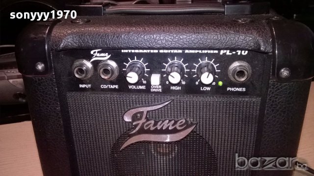 Fame pl-10 gitar amplifier-24/24/15см-внос швеицария, снимка 7 - Китари - 15093776
