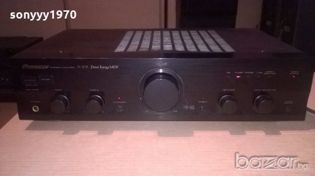 pioneer a-109 stereo ampli-транзисторен усилвател-внос франция, снимка 7 - Ресийвъри, усилватели, смесителни пултове - 19850691
